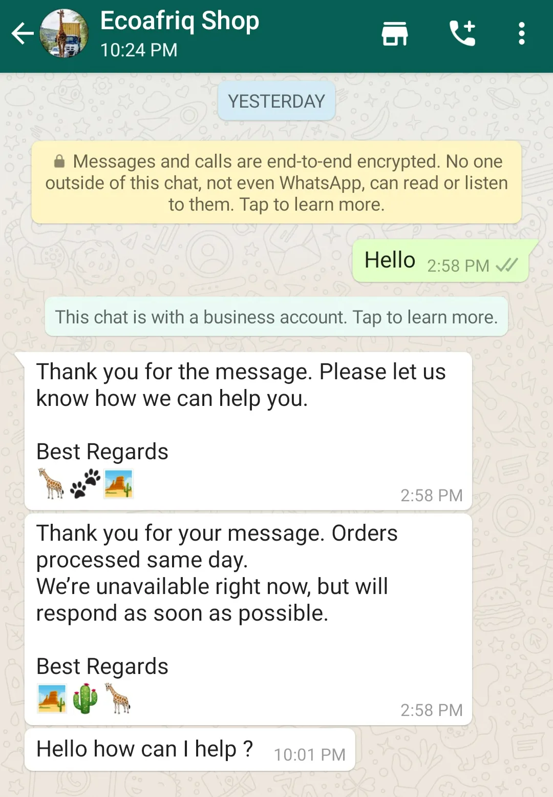 中小型商品零售企业使用WhatsApp营销机器人即时进行问答咨询、聊天对话等客户沟通服务